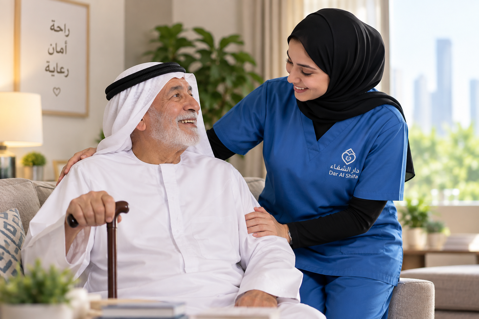 الرعاية المنزلية لكبار السن الذين يعيشون بمفردهم: متى تحتاج الأسرة إلى دعم إضافي؟